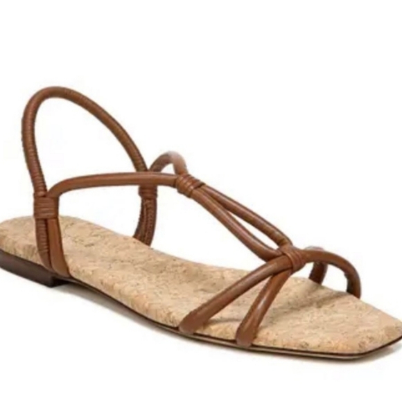 Vince Hazen Cognac Sandal NIB - Picture 2 of 10